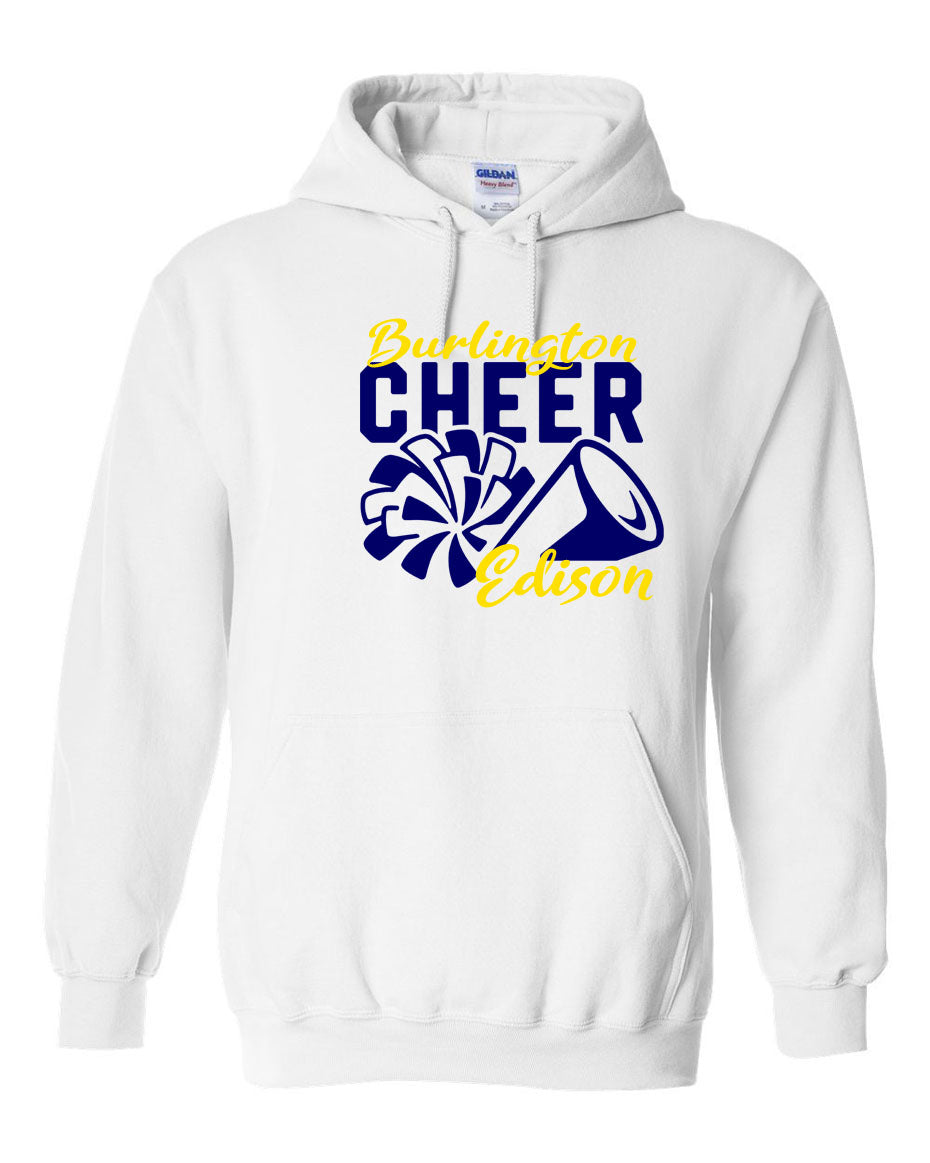 Burlington Edison Cheer Hooded Sweatshirt Design 3