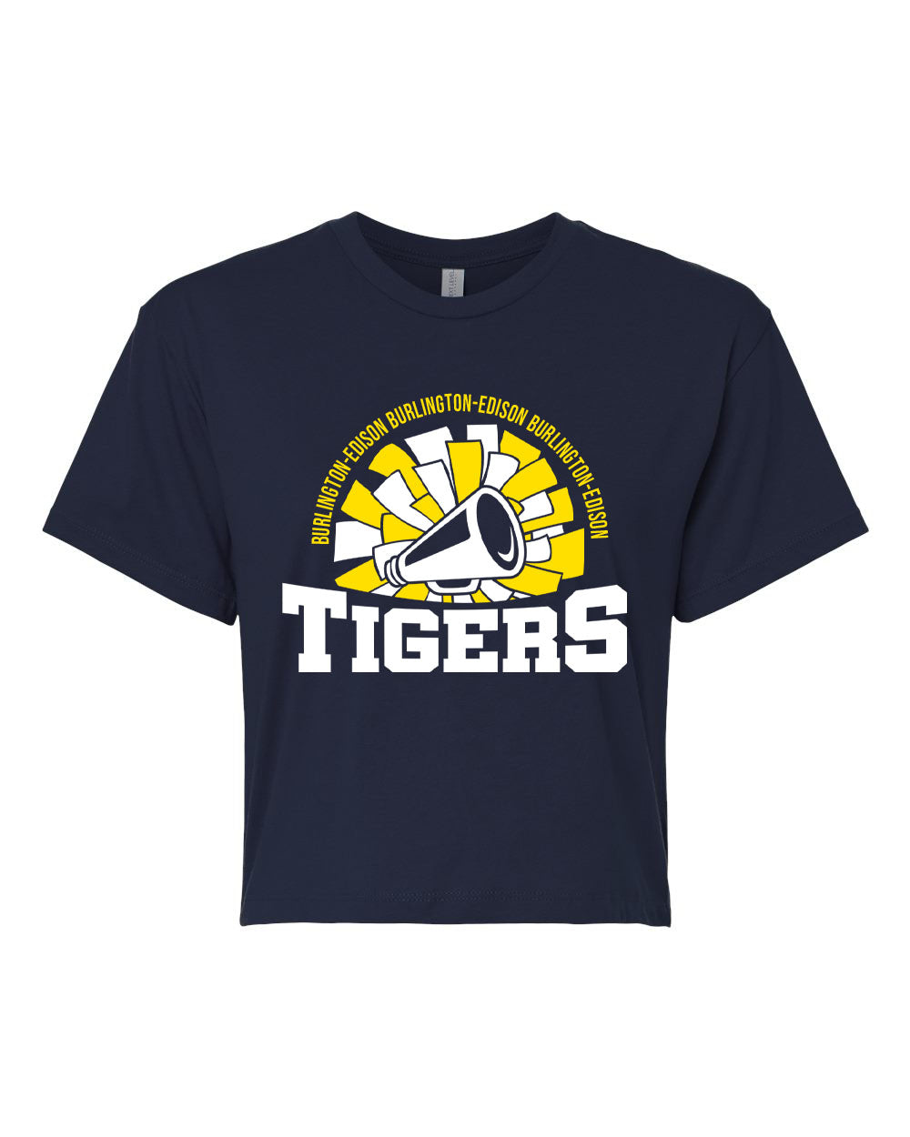 Burlington Edison Cheer crop top Design 4