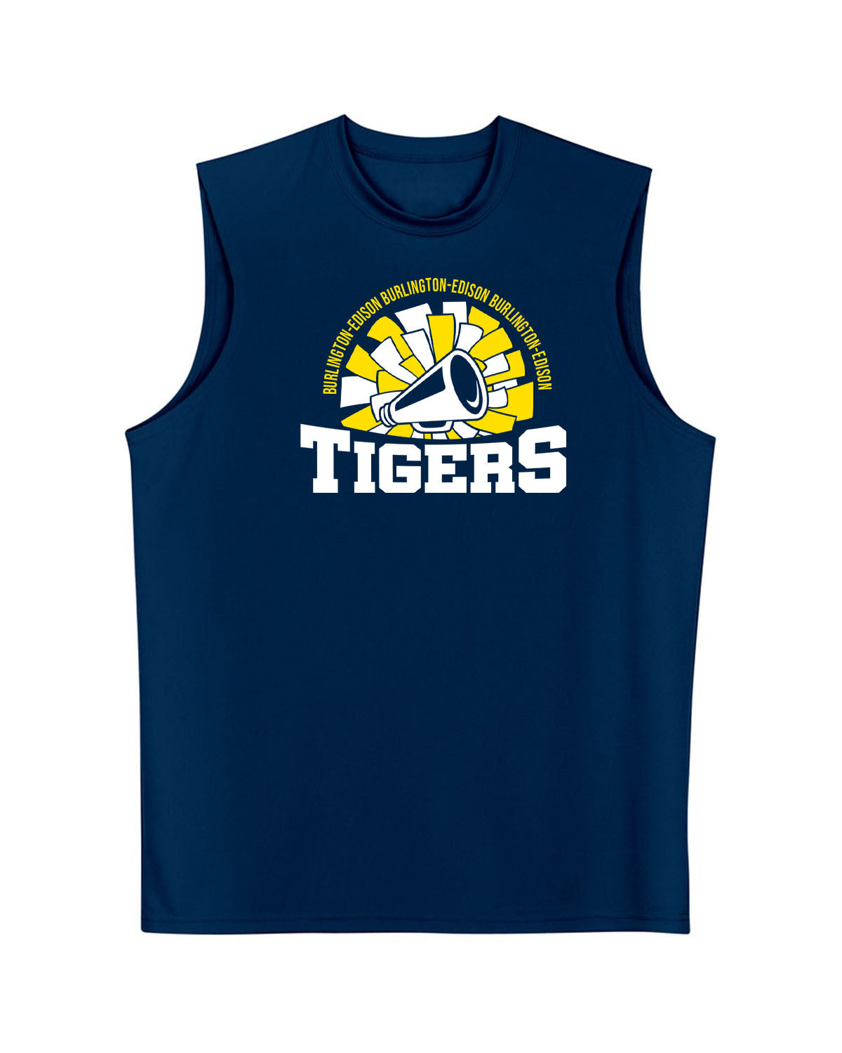 Burlington Edison Cheer Men's Performance Tank Top Design 4