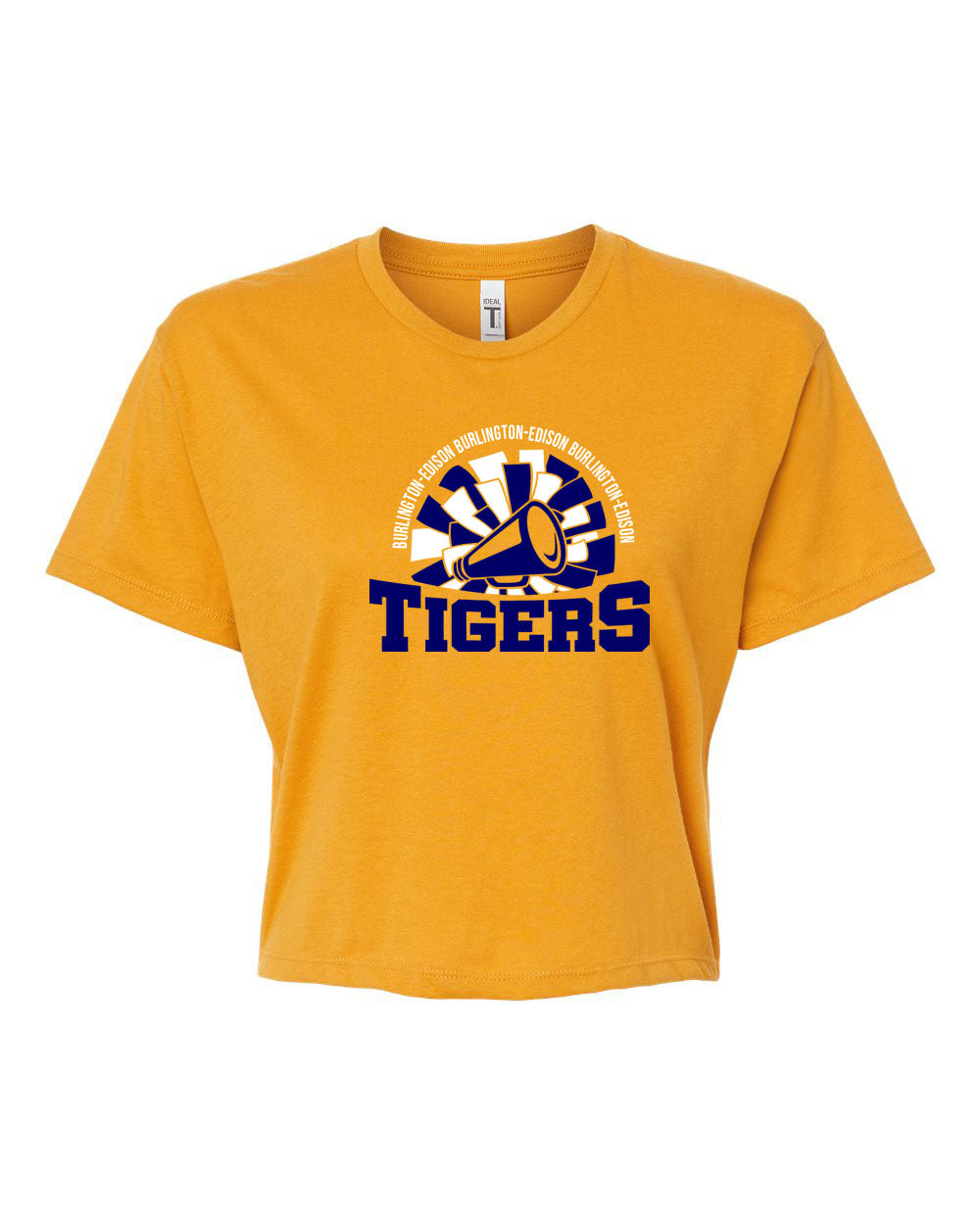 Burlington Edison Cheer crop top Design 4
