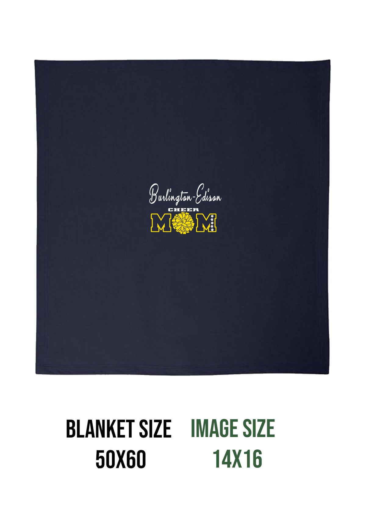 Burlington Edison Cheer Design 5 Blanket