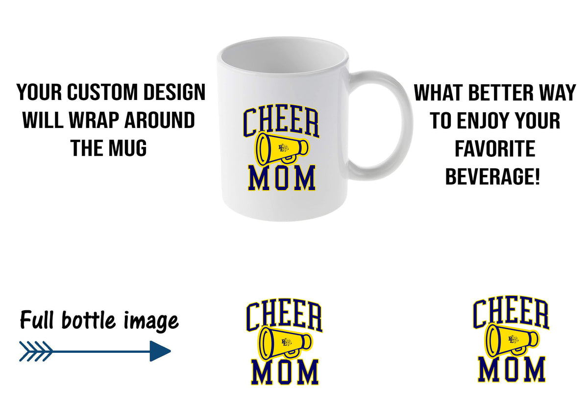 Burlington Edison Cheer Design 6 Mug