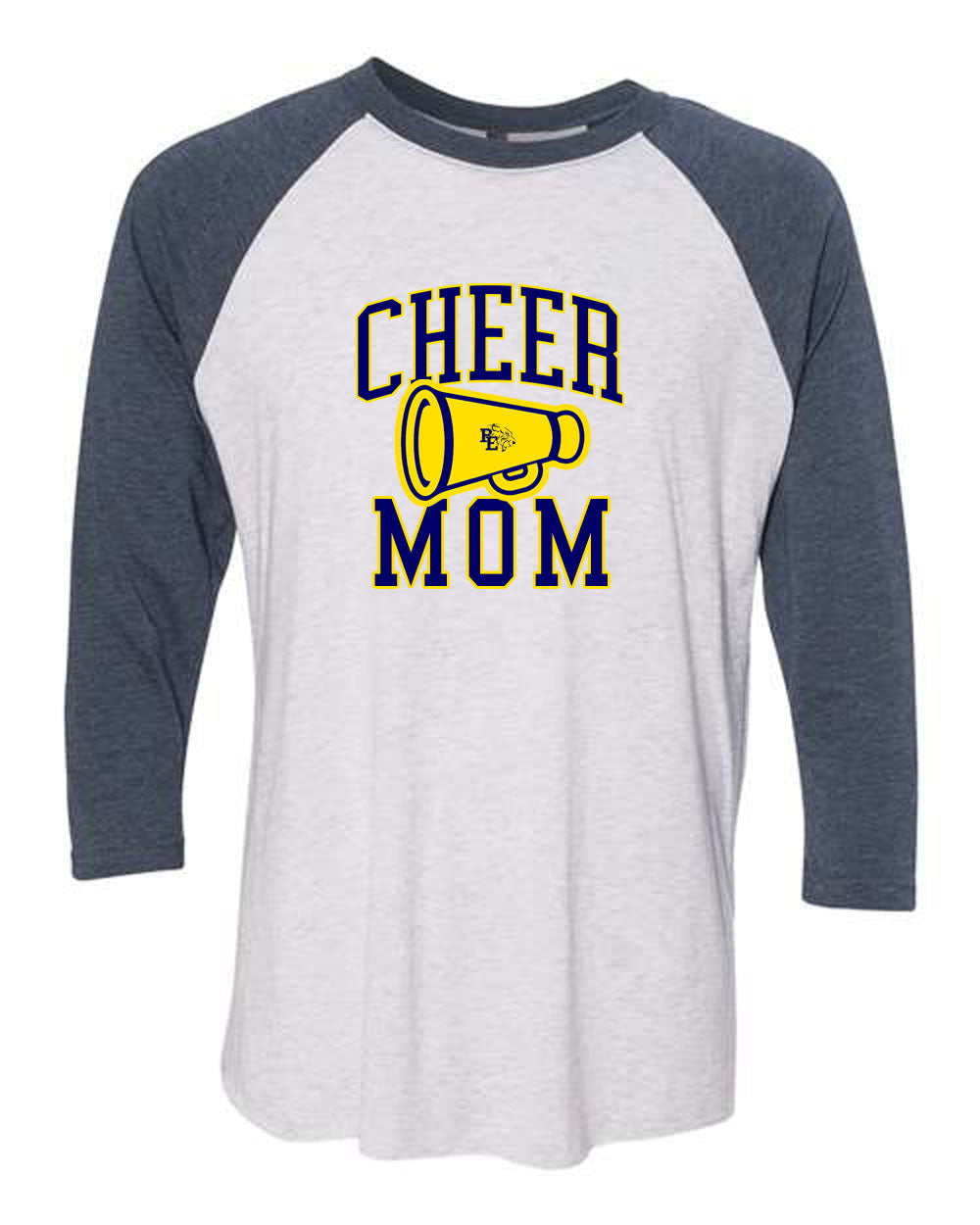 Burlington Edison Cheer raglan shirt Design 6