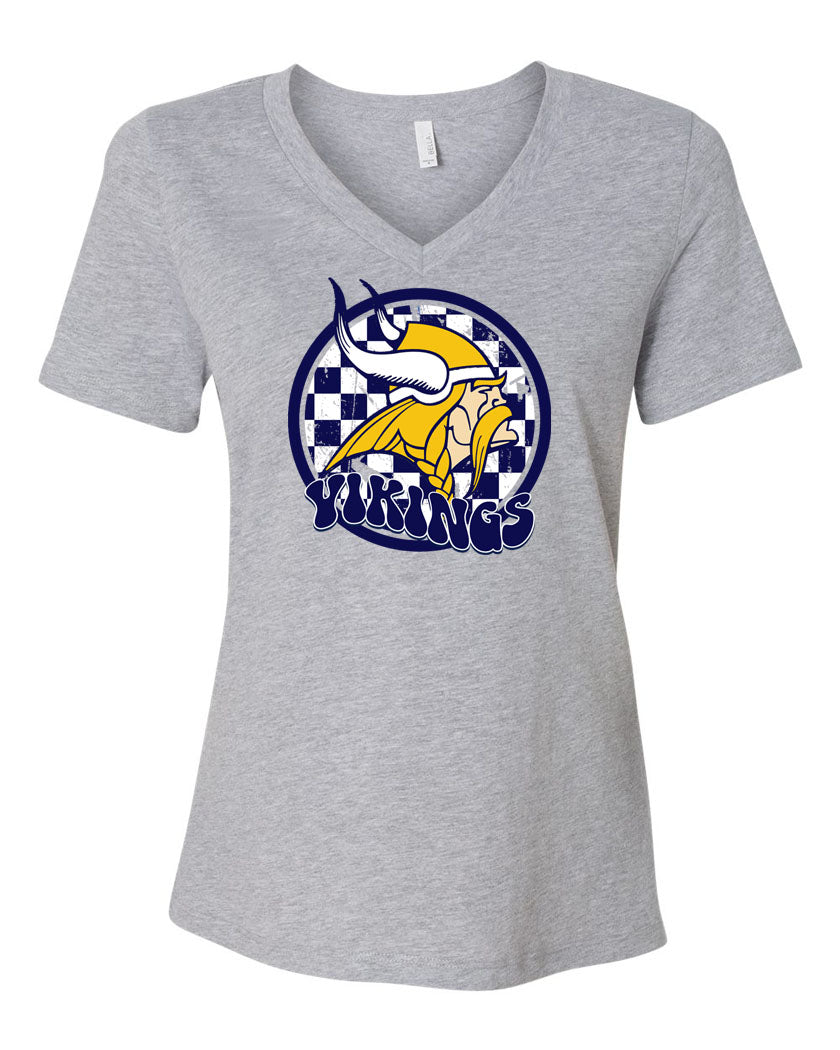 Glen Meadow V-neck T-shirt Design 5