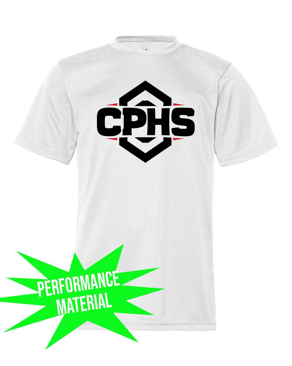 Cliffside Park Performance Material T-Shirt Design 1