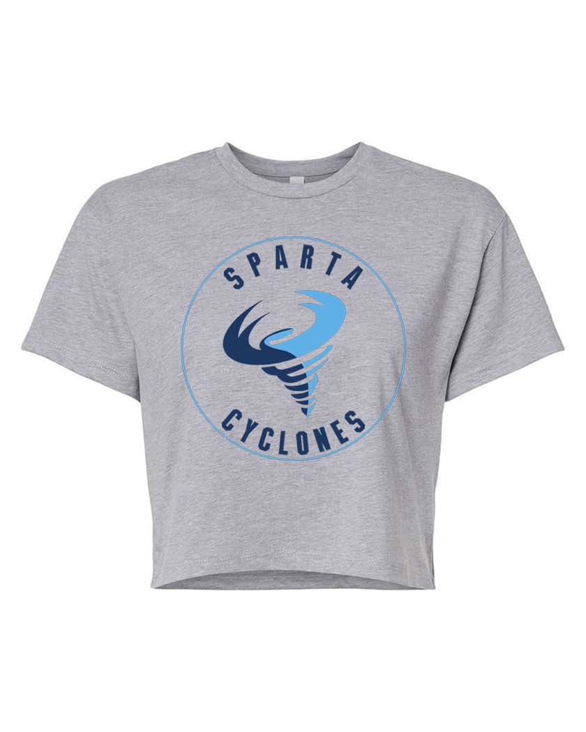 Sparta Cyclones Crop Top Design 1