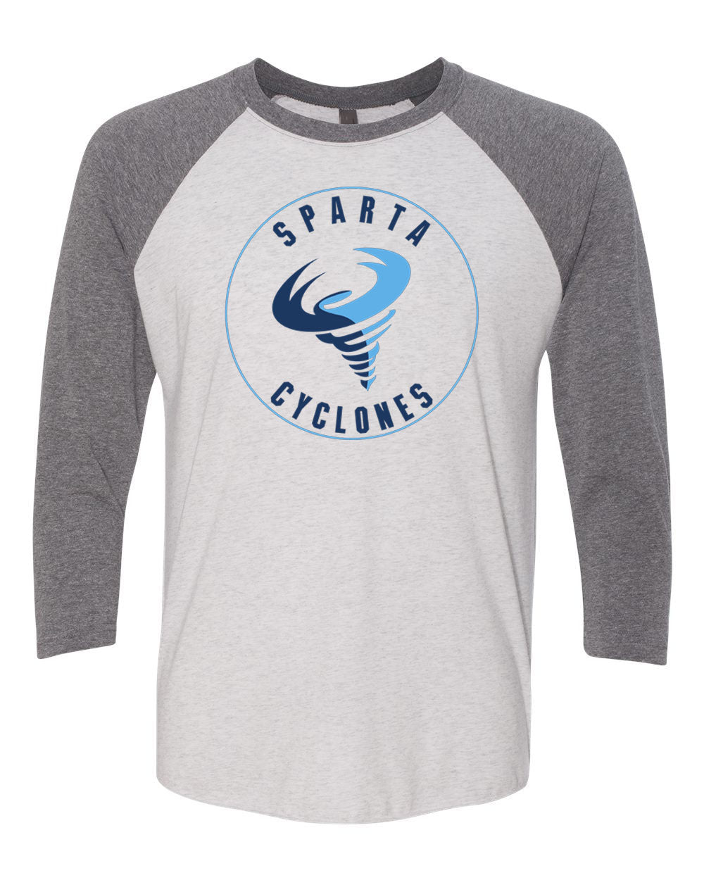 Sparta Cyclones Raglan Shirt Design 1