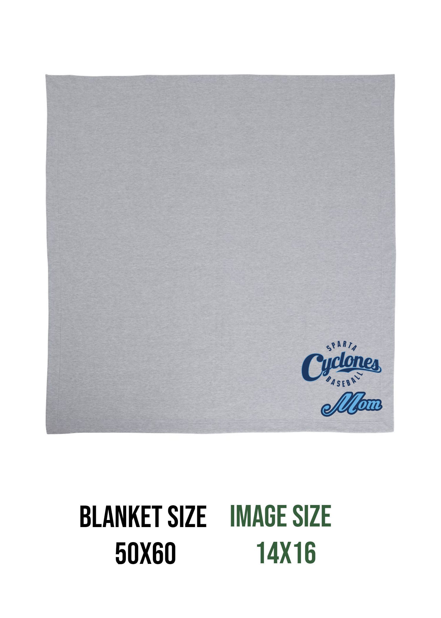 Sparta Cyclones Blanket Design 2