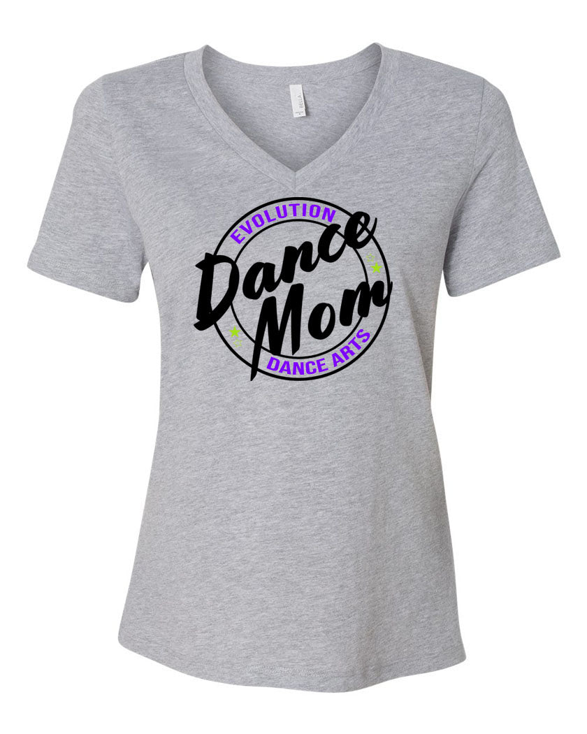 Evolution Dance Arts V-neck T-shirt Design 7