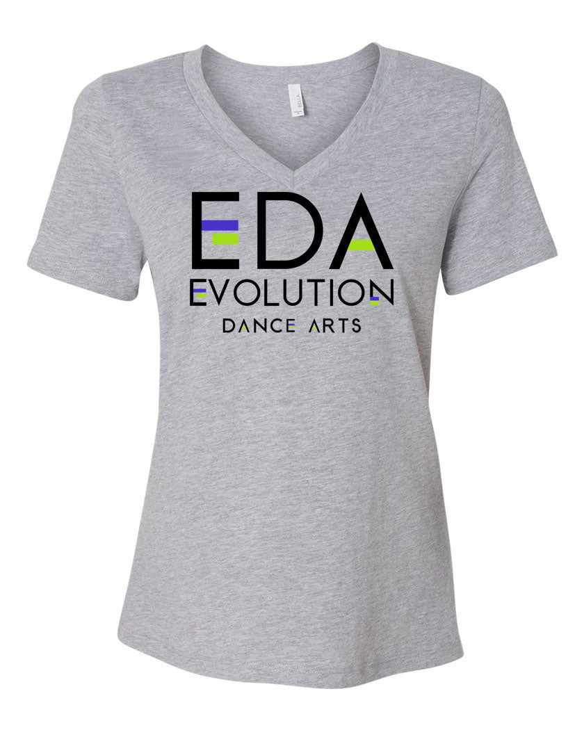 Evolution Dance Arts V-neck T-shirt Design 9