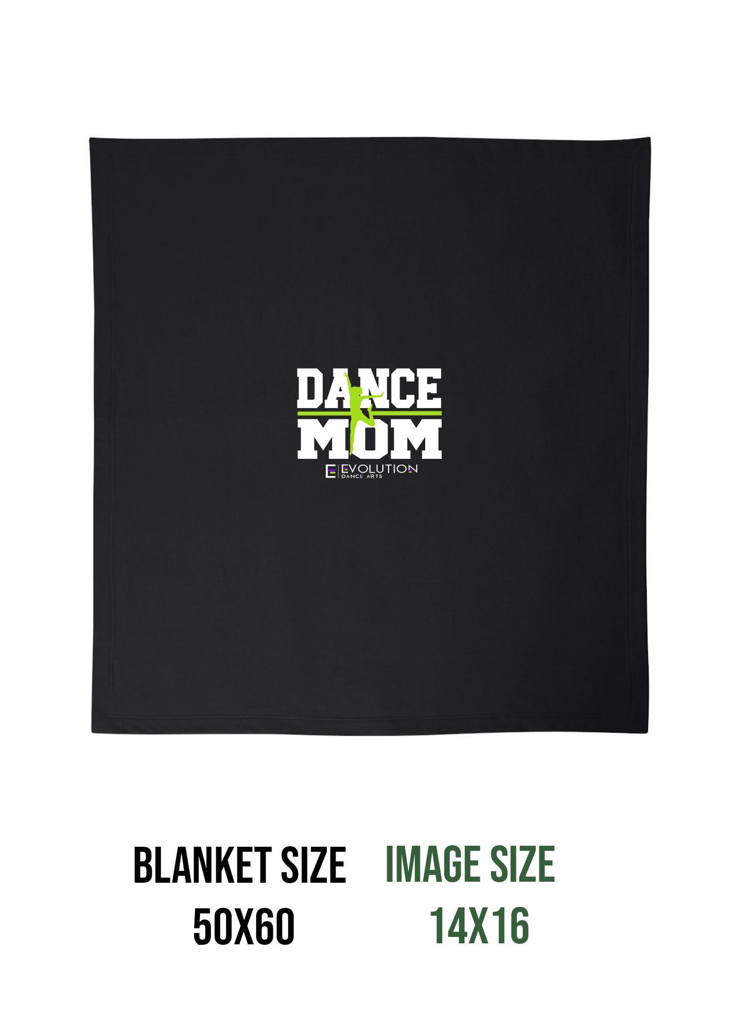 Evolution Dance Arts Blanket Design 6