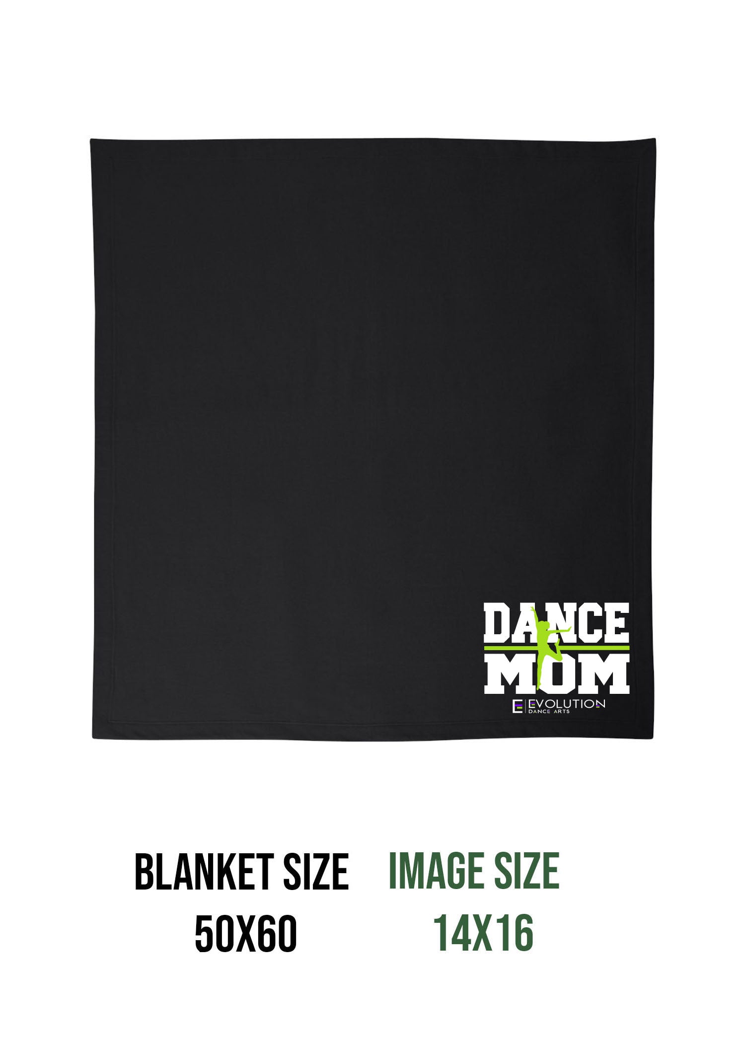 Evolution Dance Arts Blanket Design 6