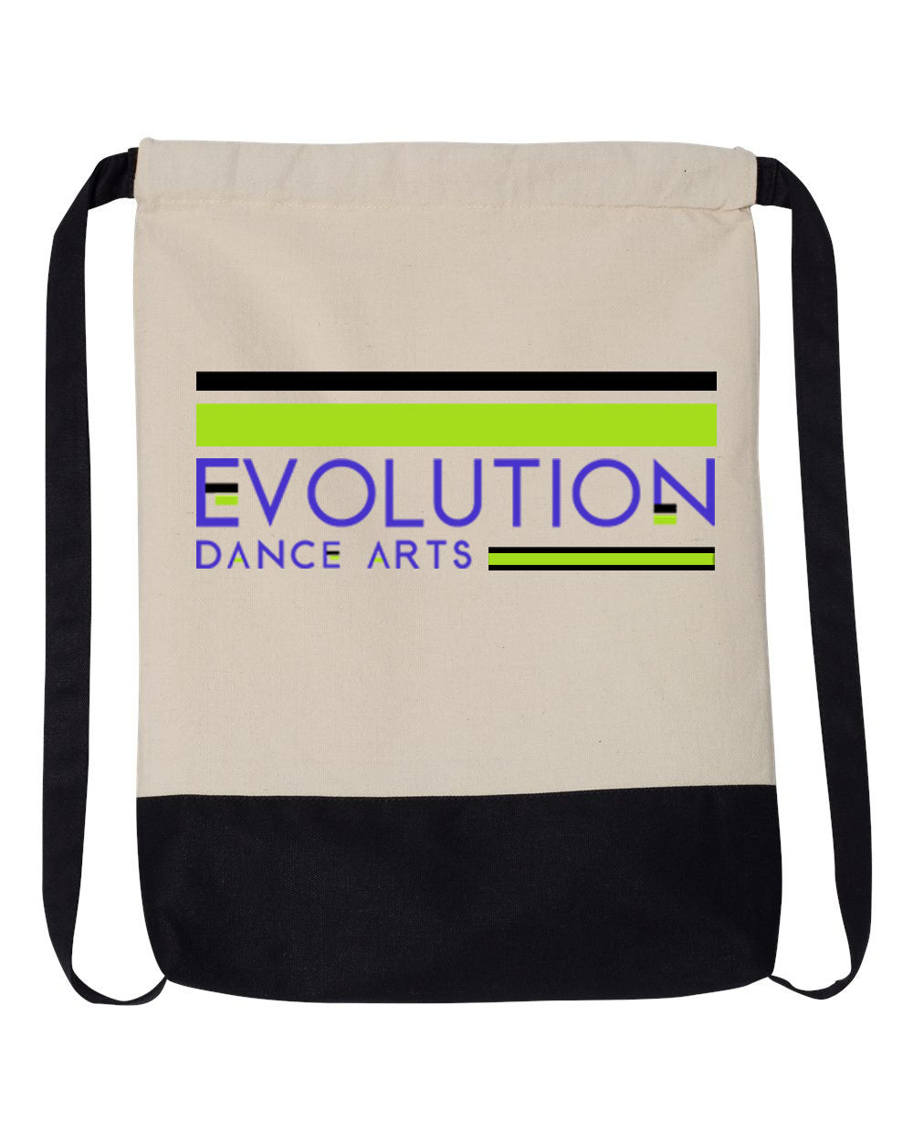 Evolution Dance Arts design 3 Drawstring Bag