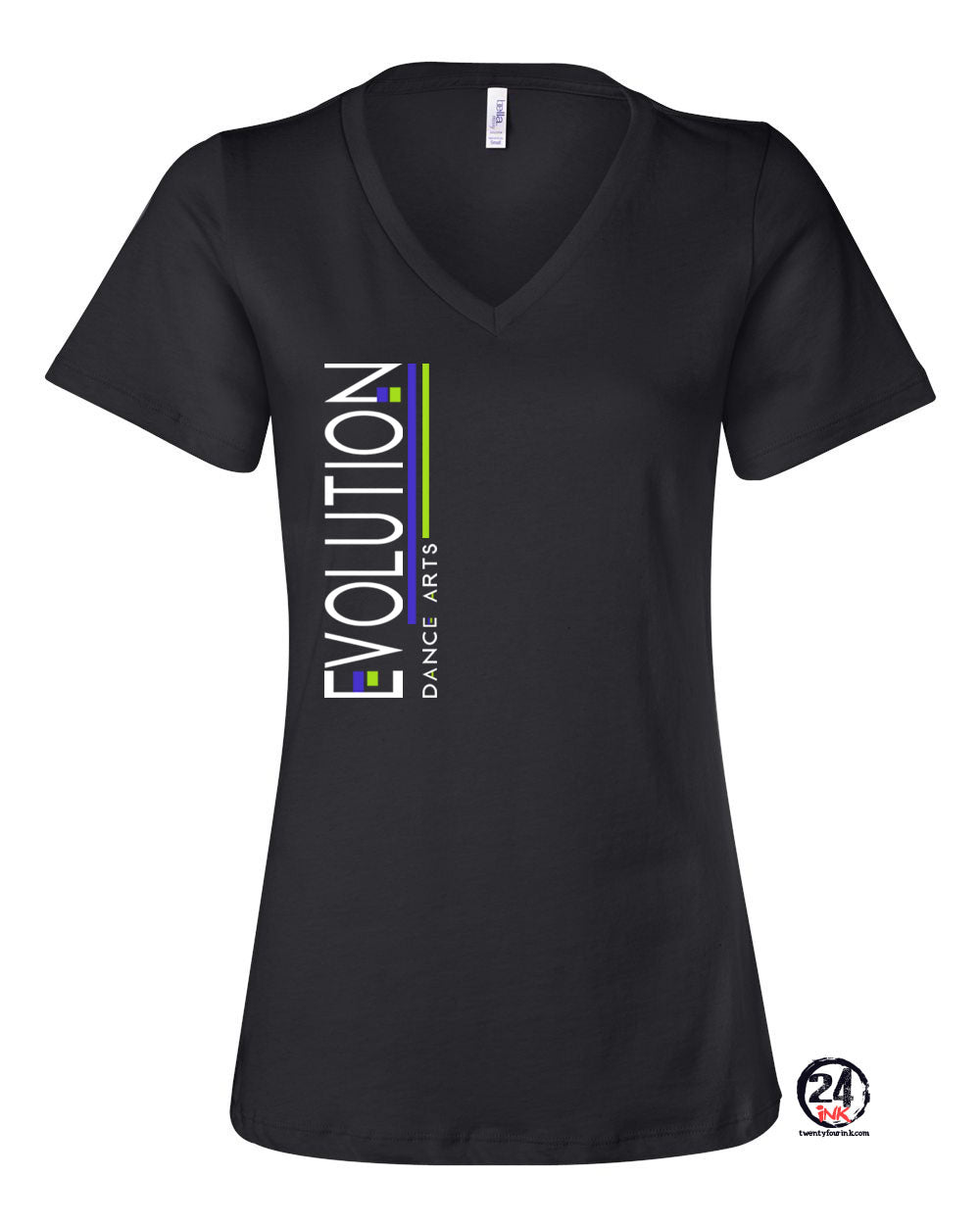 Evolution Dance Arts Design 5 V-neck T-shirt