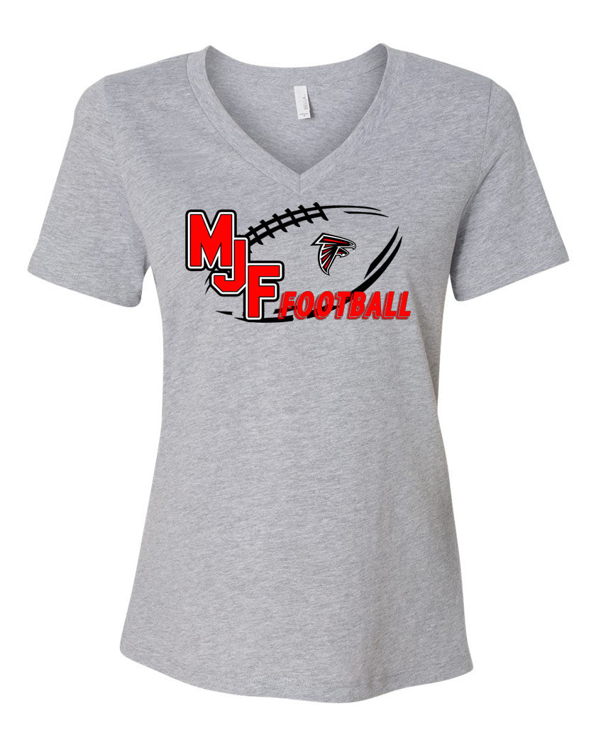 Falcons Football V-neck T-Shirt Design 2