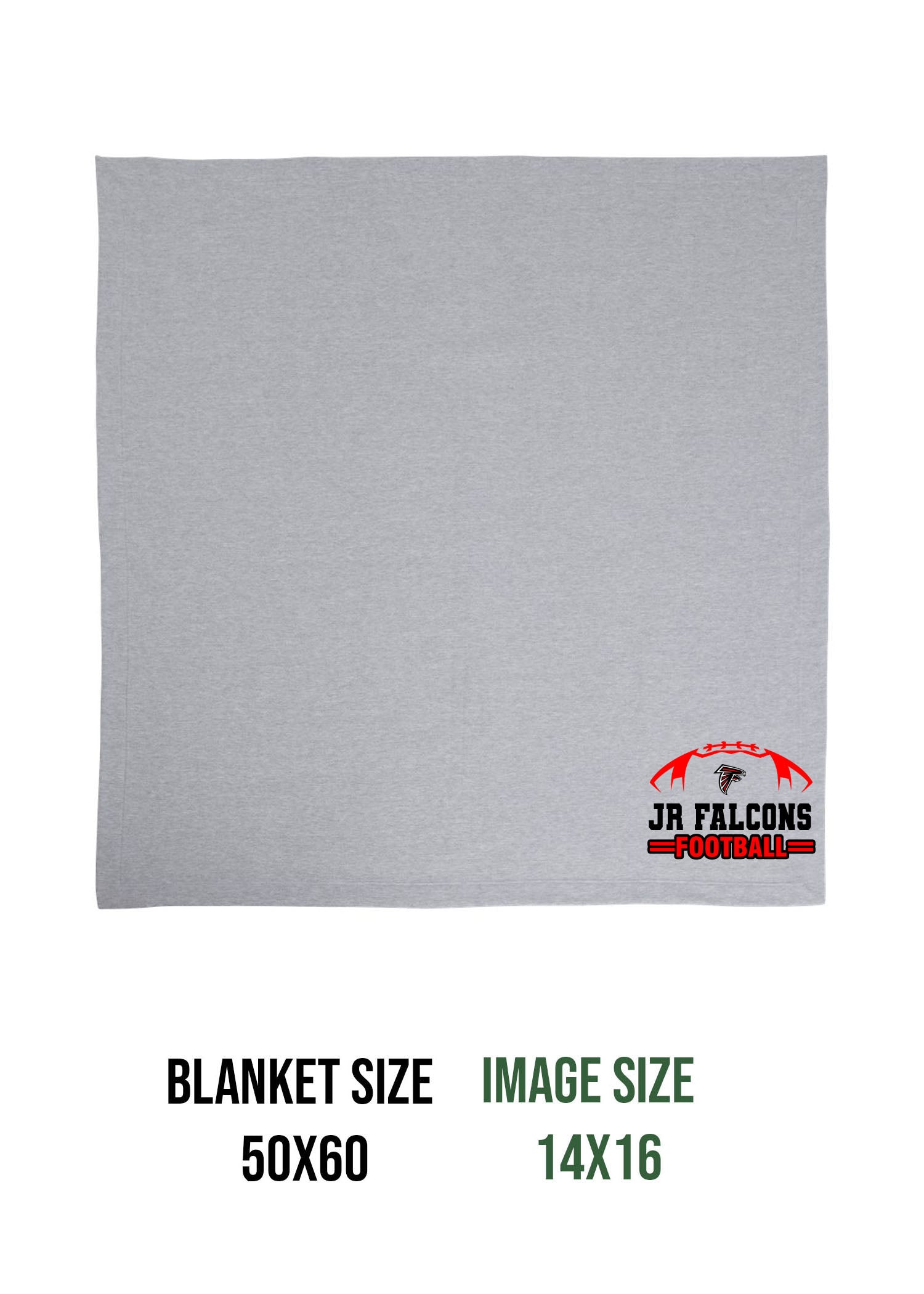 Falcons Football Blanket Design 3