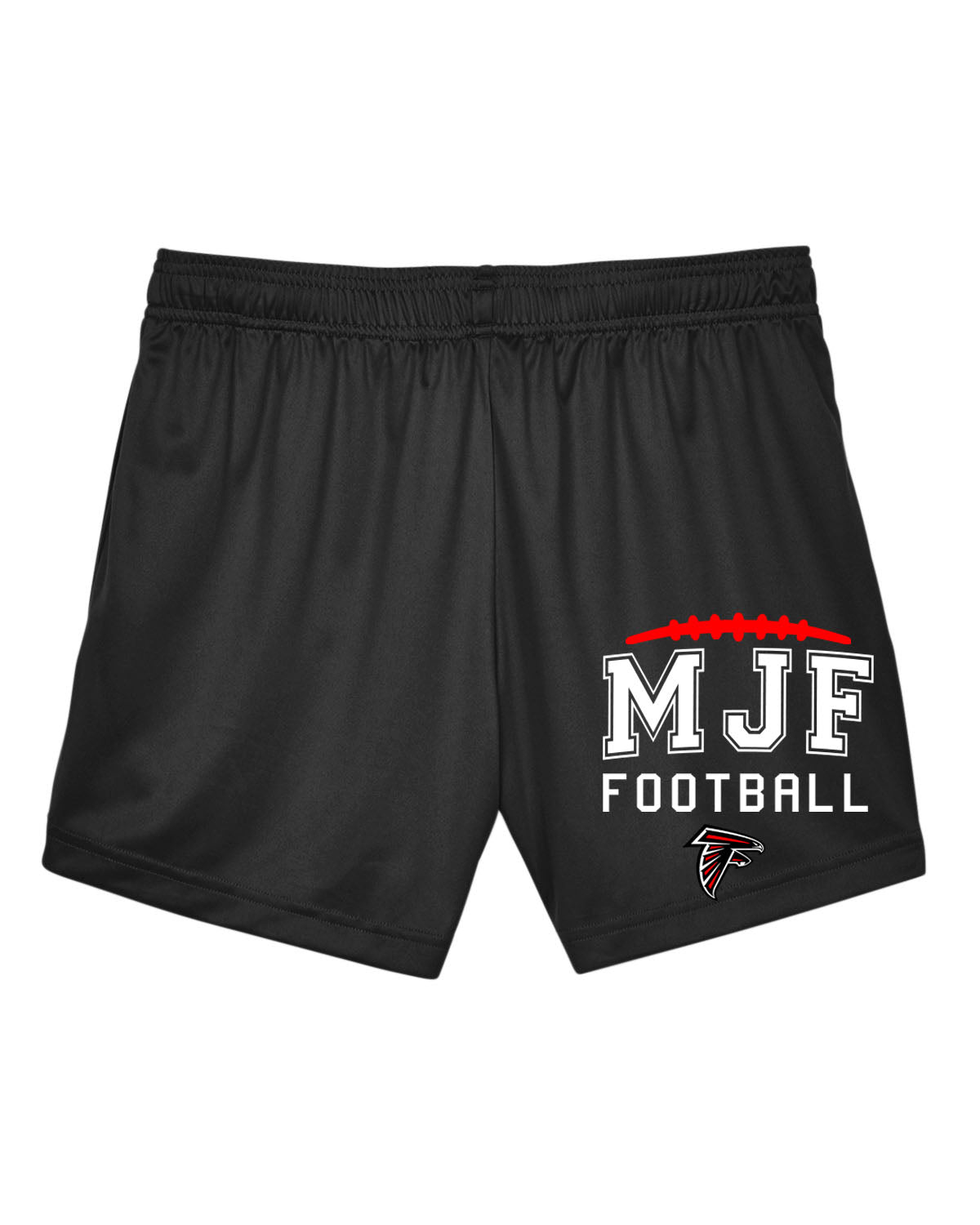 Falcons Football Ladies Performance Shorts Design 4