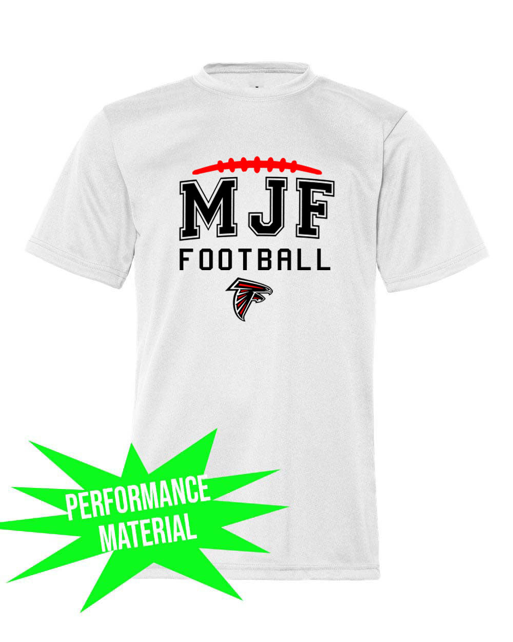 Falcons Football Performance Material T-Shirt Design 4