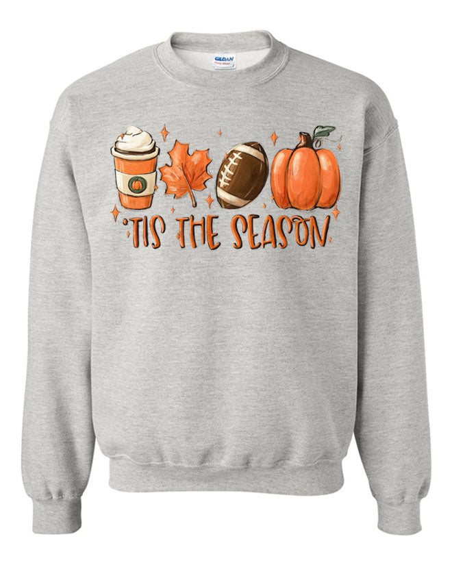 Football 'Tis the Season non hooded sweatshirt