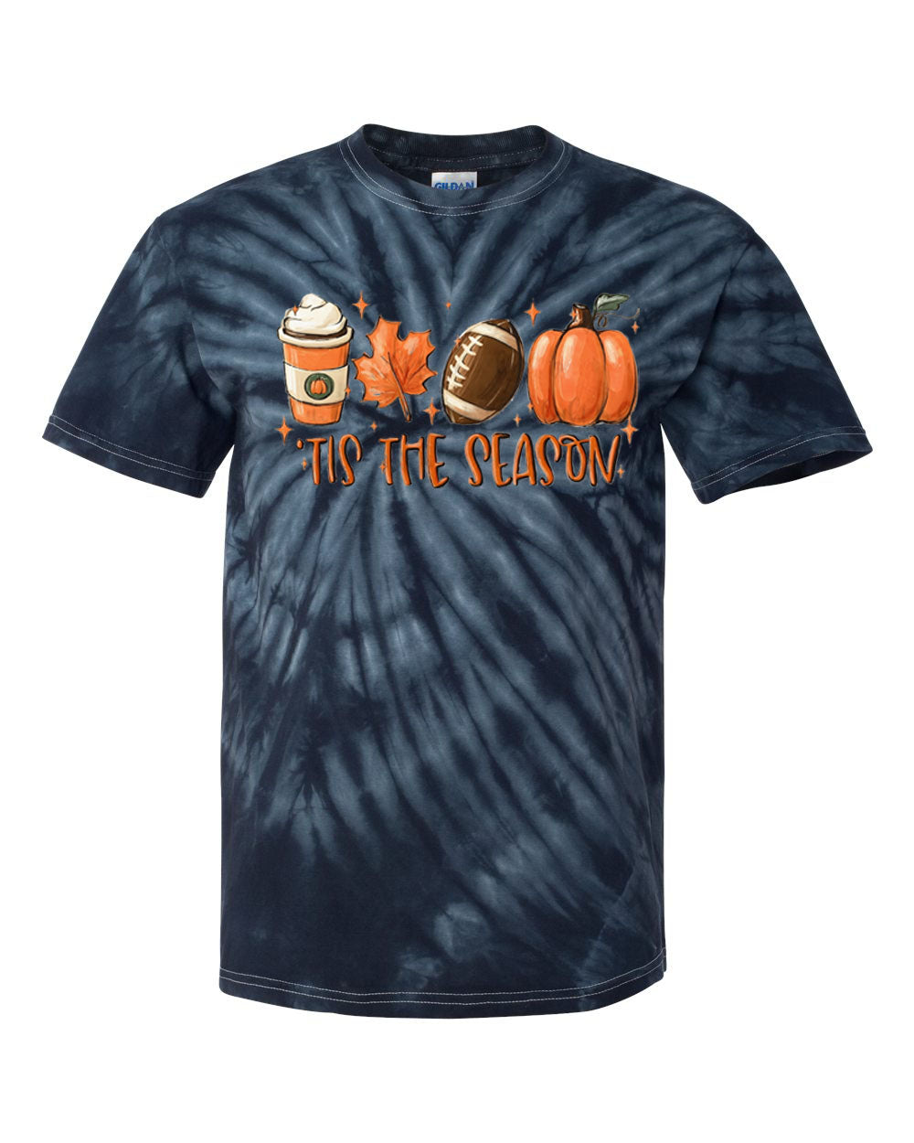 Football 'Tis the Season Tie Dye t-shirt