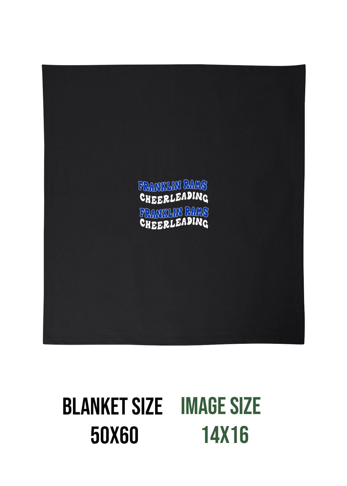 Franklin Cheer Design 1 Blanket