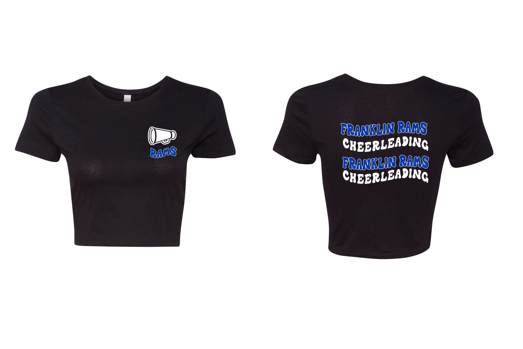 Franklin Cheer Design 1 Crop Top