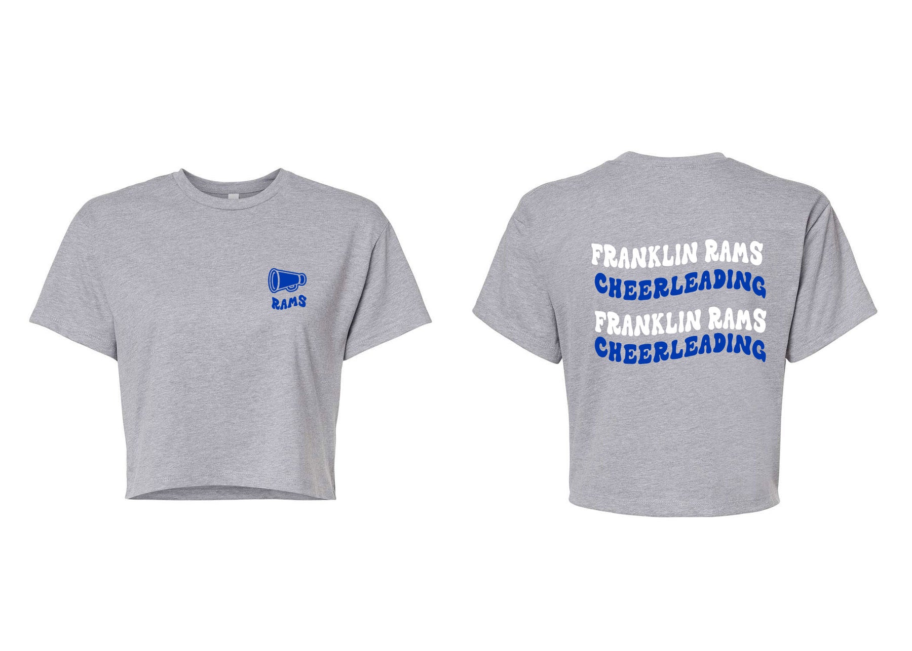 Franklin Cheer Design 1 Crop Top