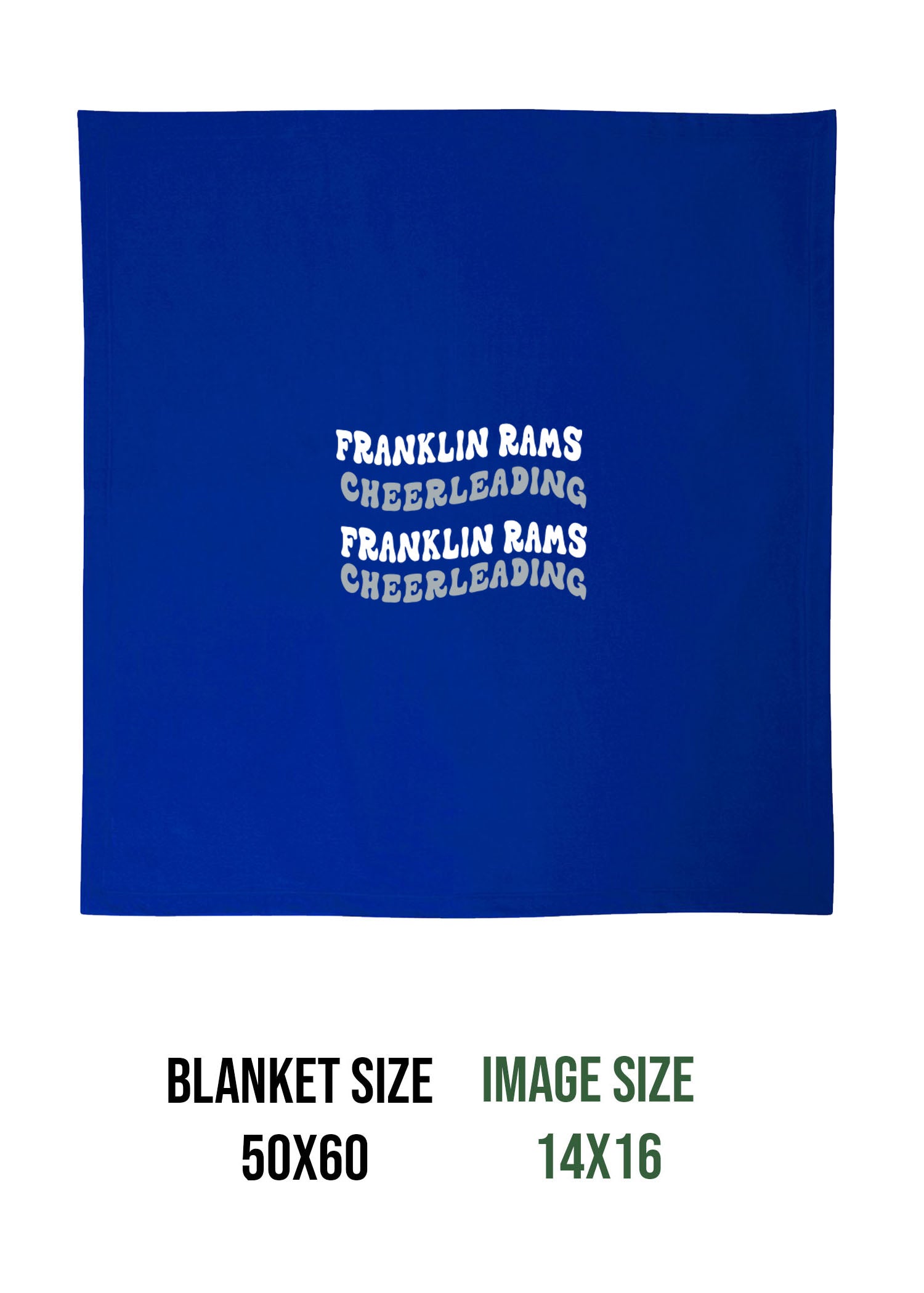 Franklin Cheer Design 1 Blanket