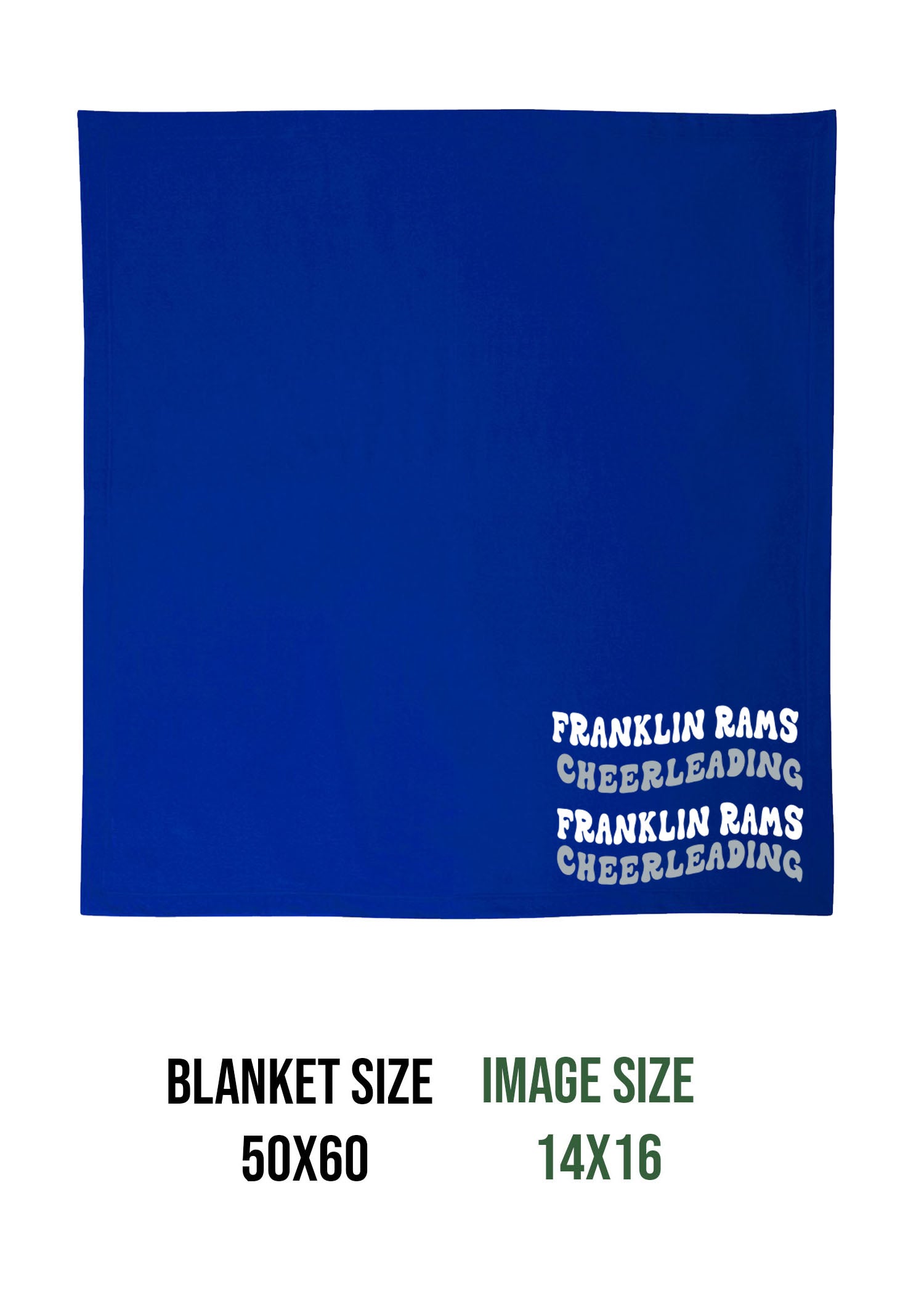Franklin Cheer Design 1 Blanket