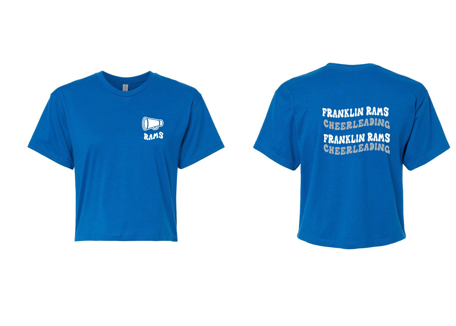 Franklin Cheer Design 1 Crop Top