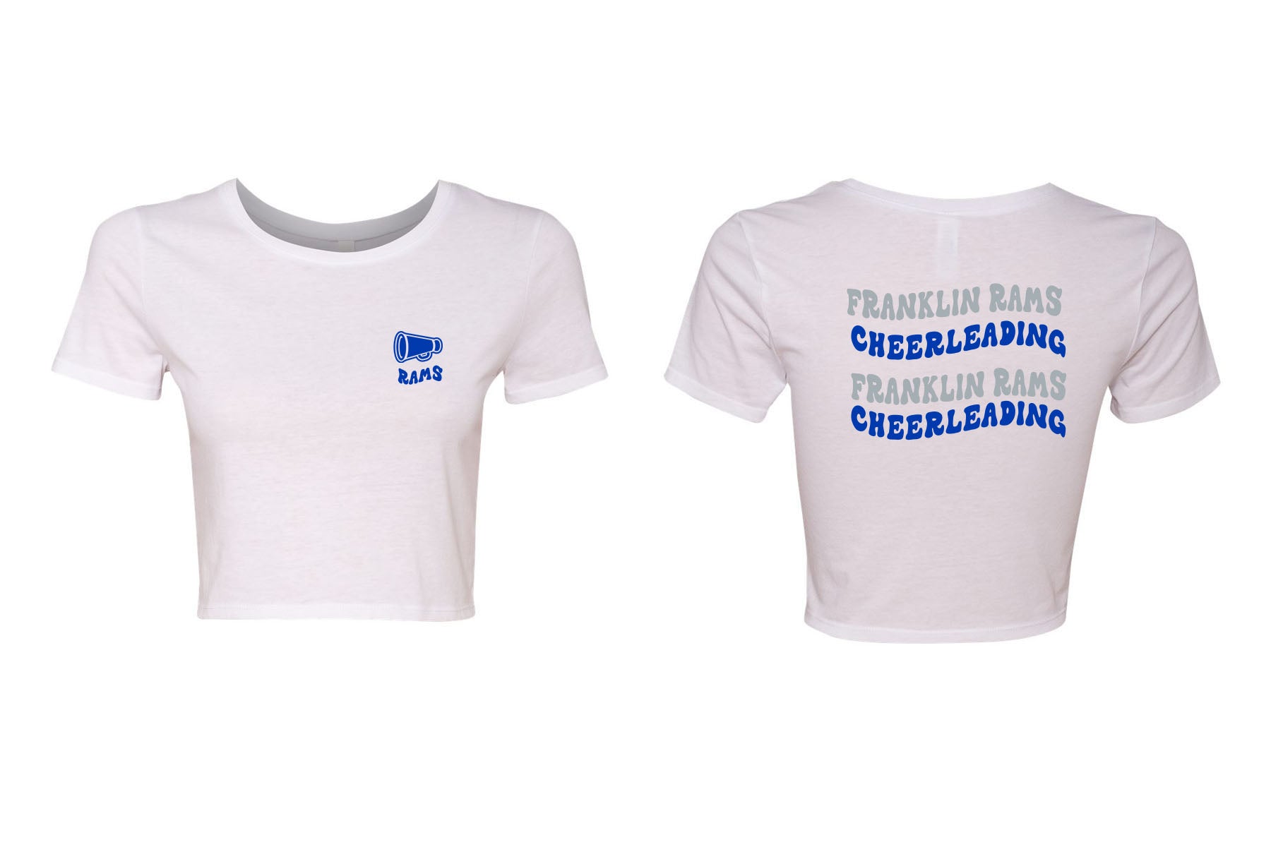 Franklin Cheer Design 1 Crop Top
