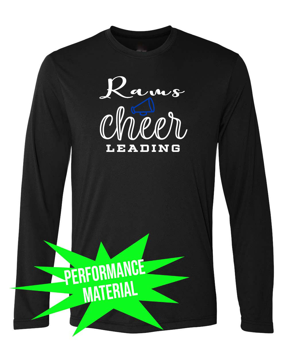 Franklin Cheer Performance Material Design 2 Long Sleeve Shirt