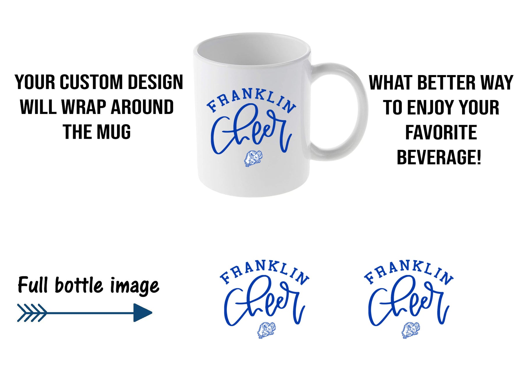 Franklin Cheer Design 3 Mug