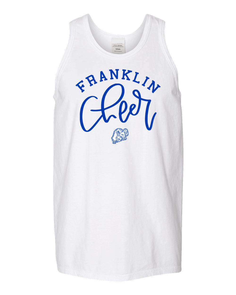 Franklin Cheer design 3 Muscle Tank Top