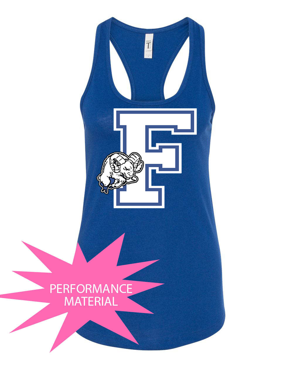Franklin School Design 1 Performance Racerback Tank Top