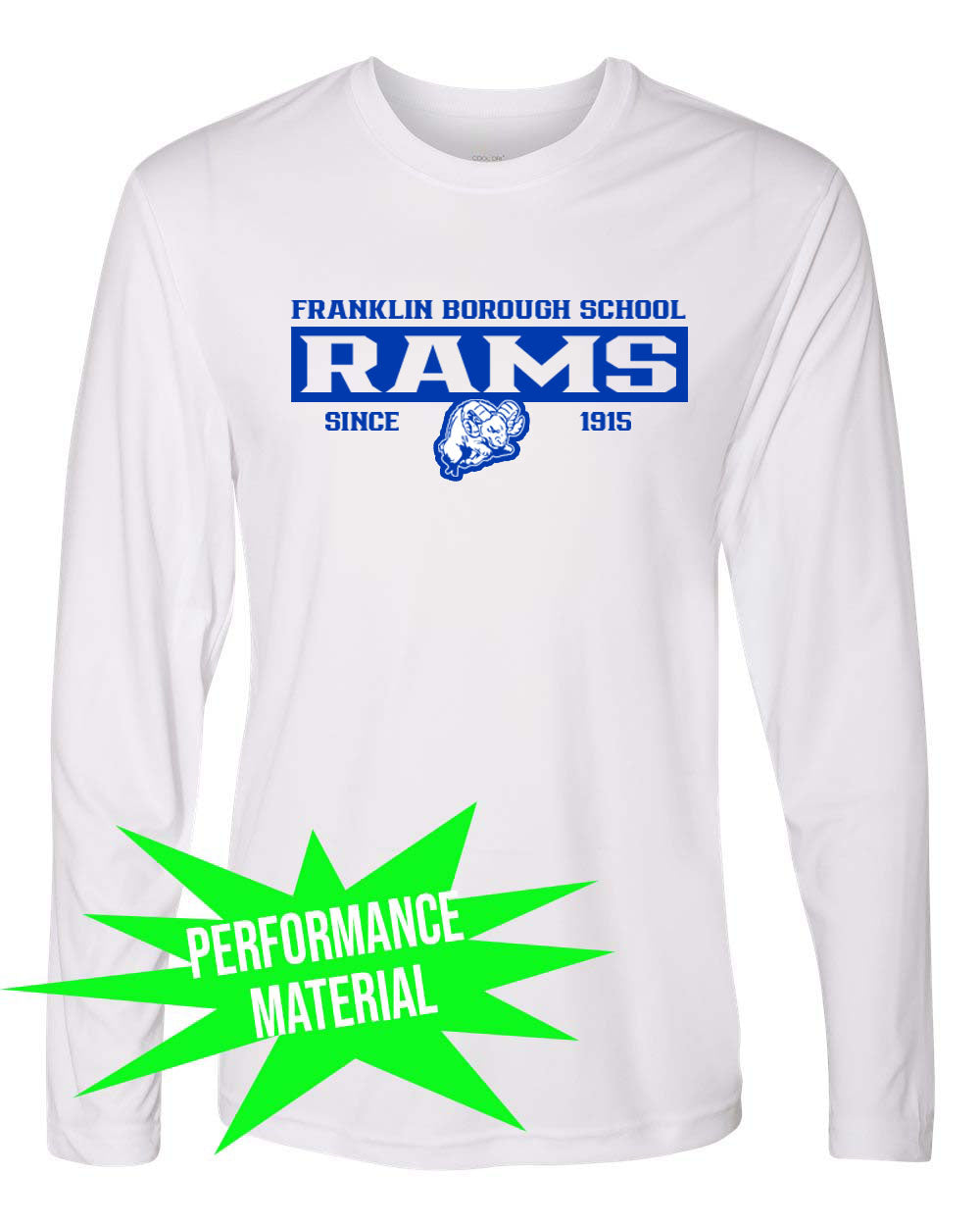 Franklin School Performance Material Design 2 Long Sleeve Shirt