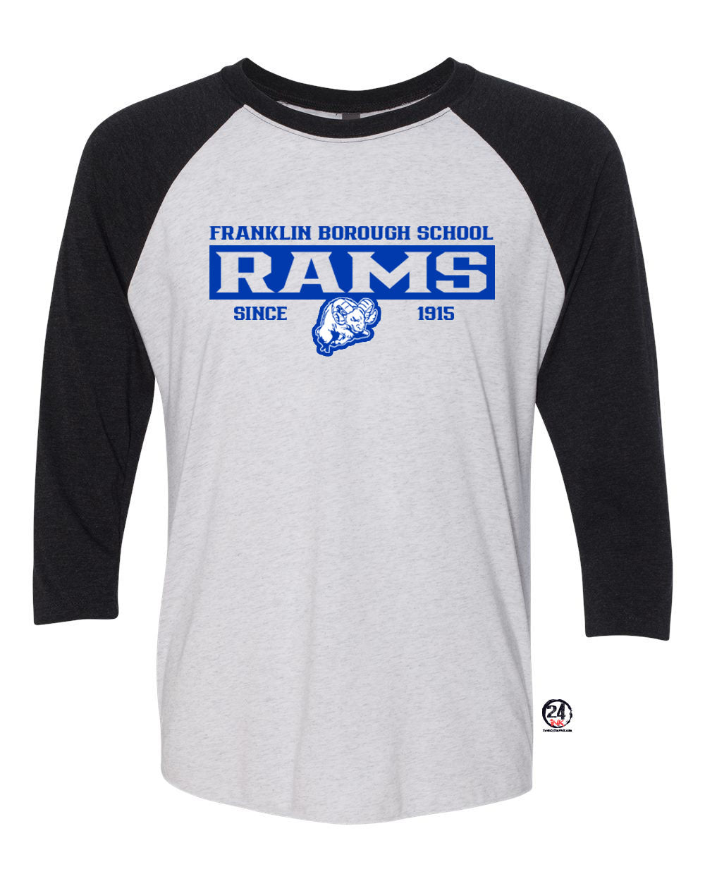 Franklin School Design 2 raglan shirt