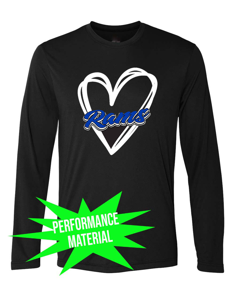 Franklin School Performance Material Design 4 Long Sleeve Shirt