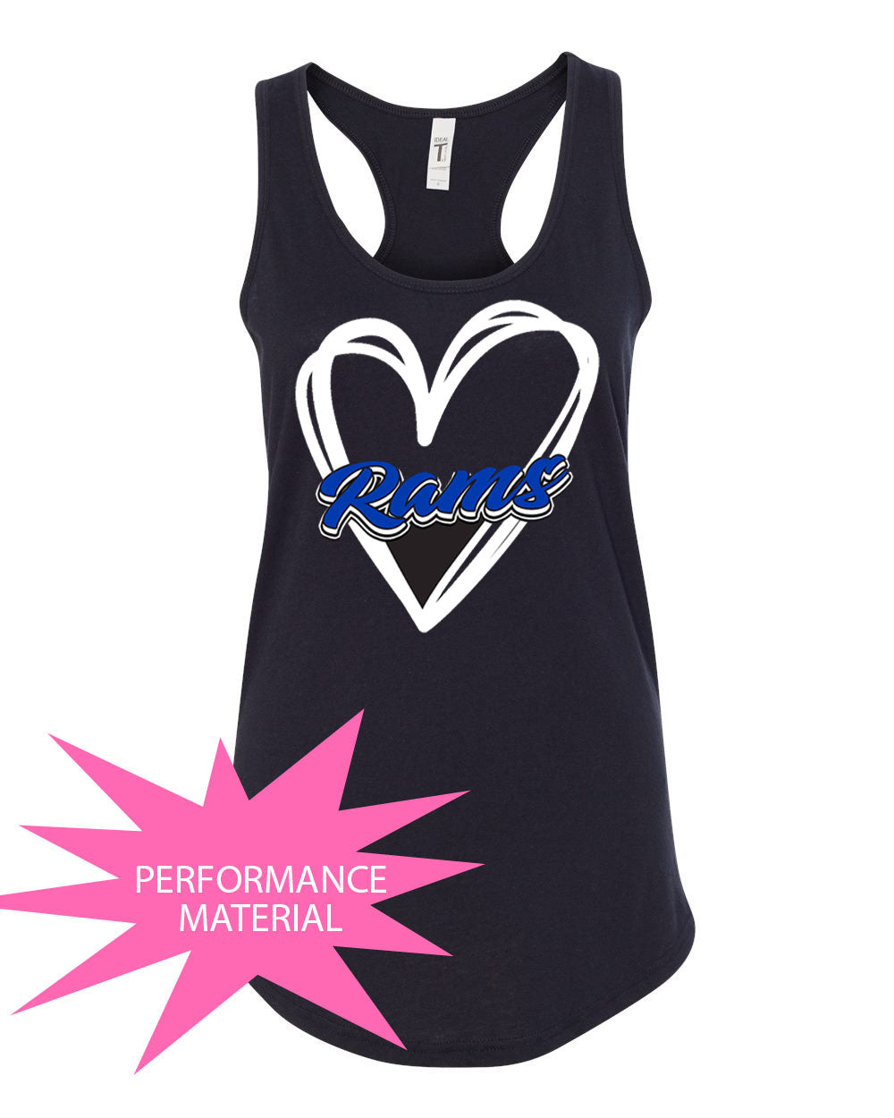 Franklin School Design 4 Performance Racerback Tank Top