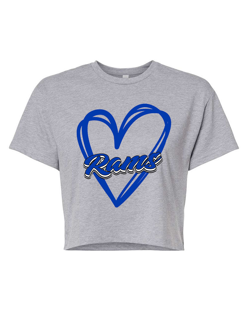 Franklin School design 4 Crop Top