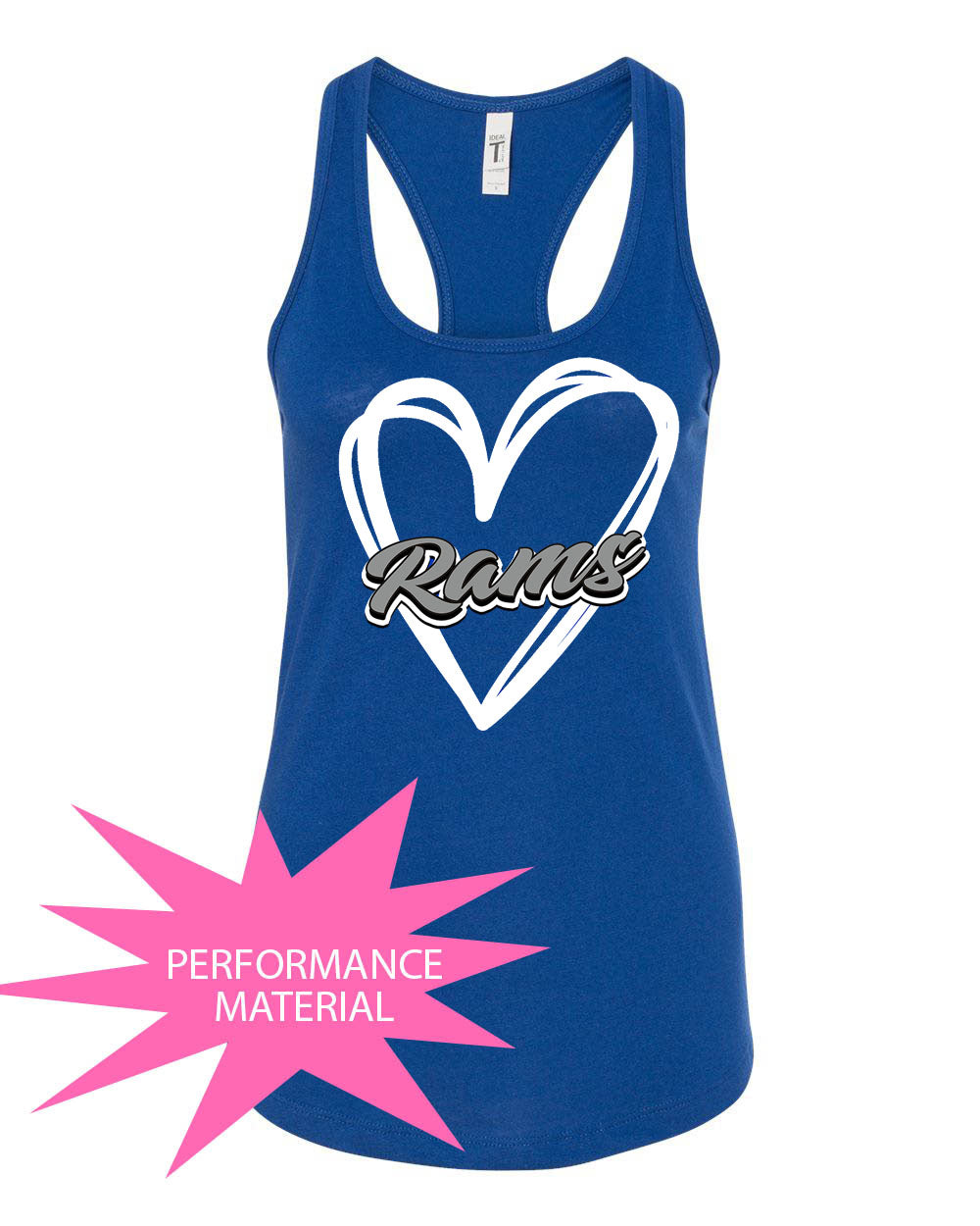 Franklin School Design 4 Performance Racerback Tank Top