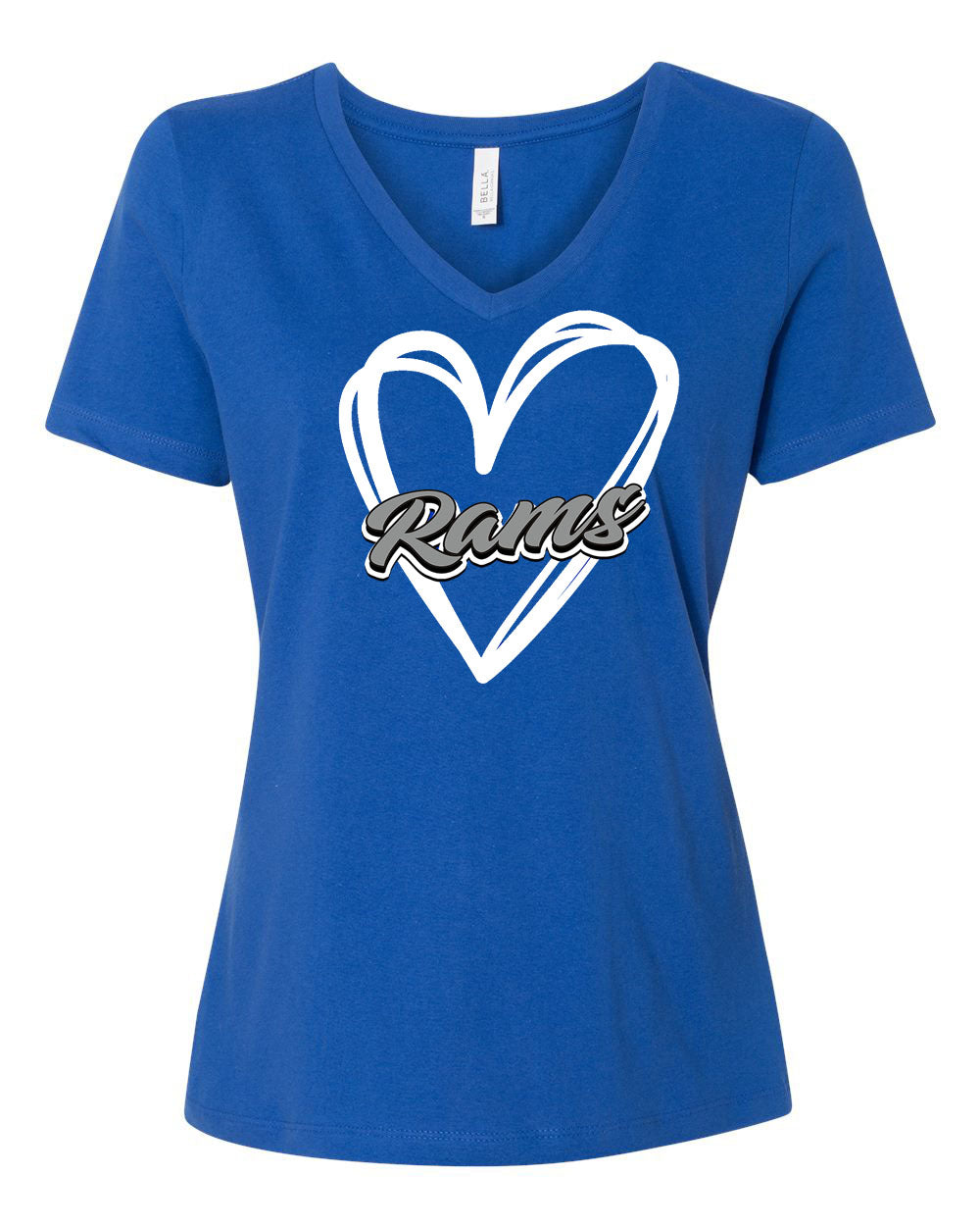 Franklin School Design 4 V-neck T-Shirt