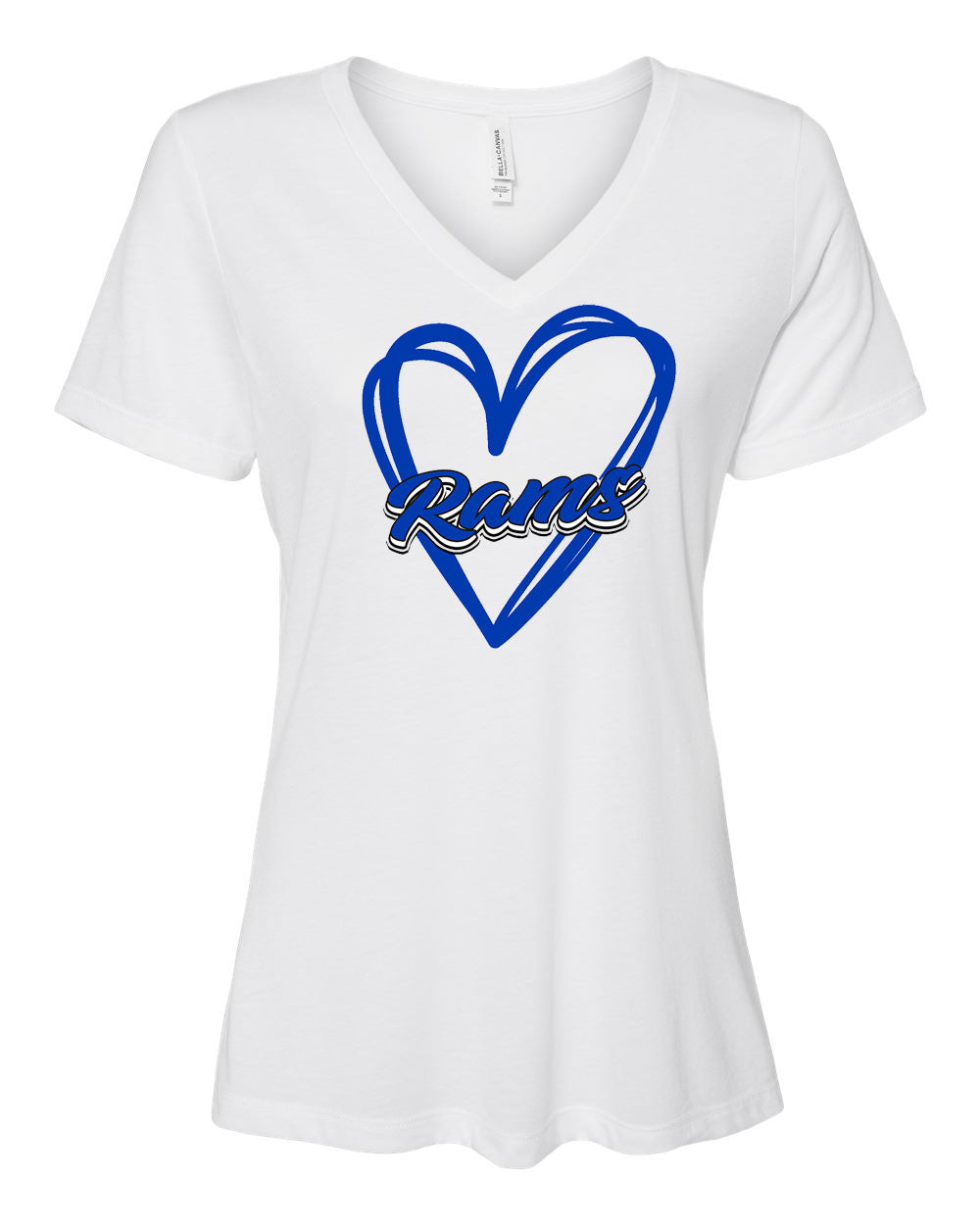 Franklin School Design 4 V-neck T-Shirt