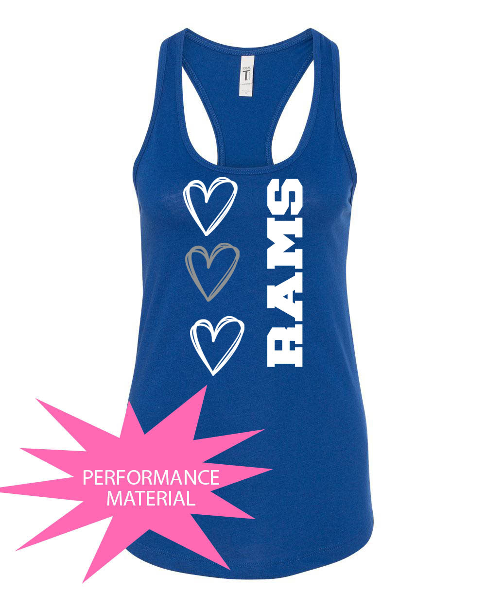 Franklin School Design 5 Performance Racerback Tank Top