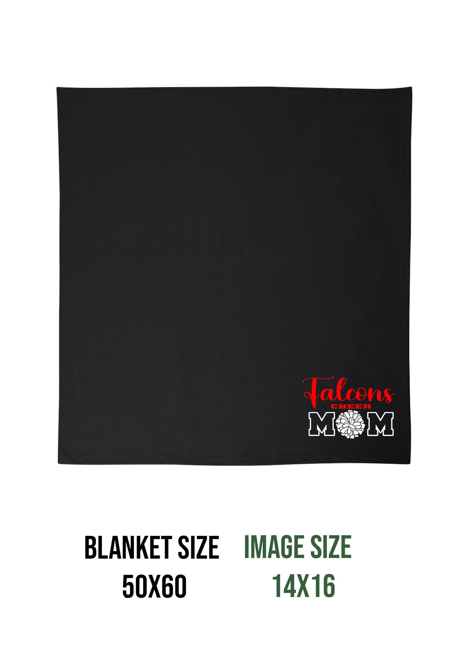 Falcons Cheer Blanket Design 1
