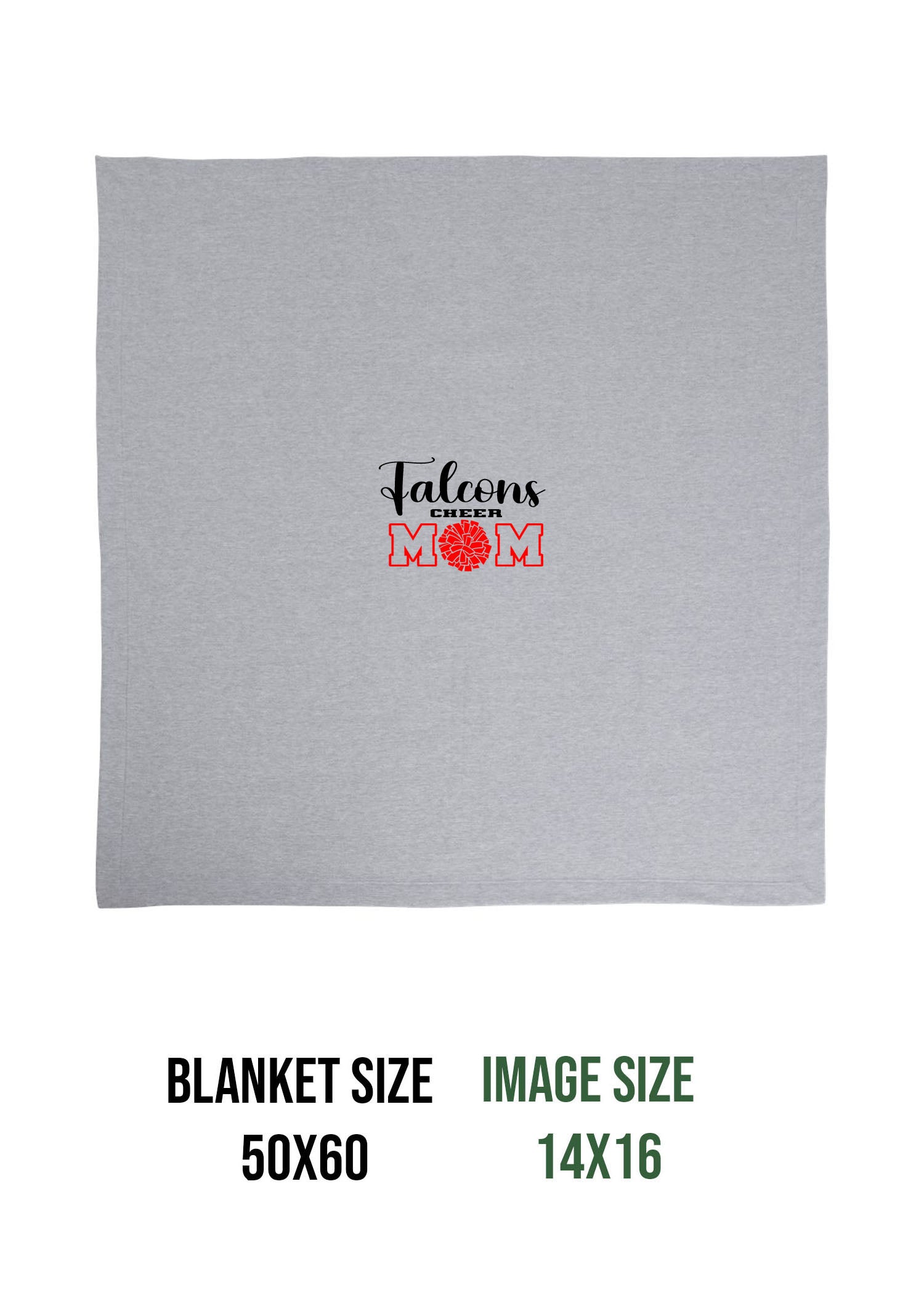Falcons Cheer Blanket Design 1