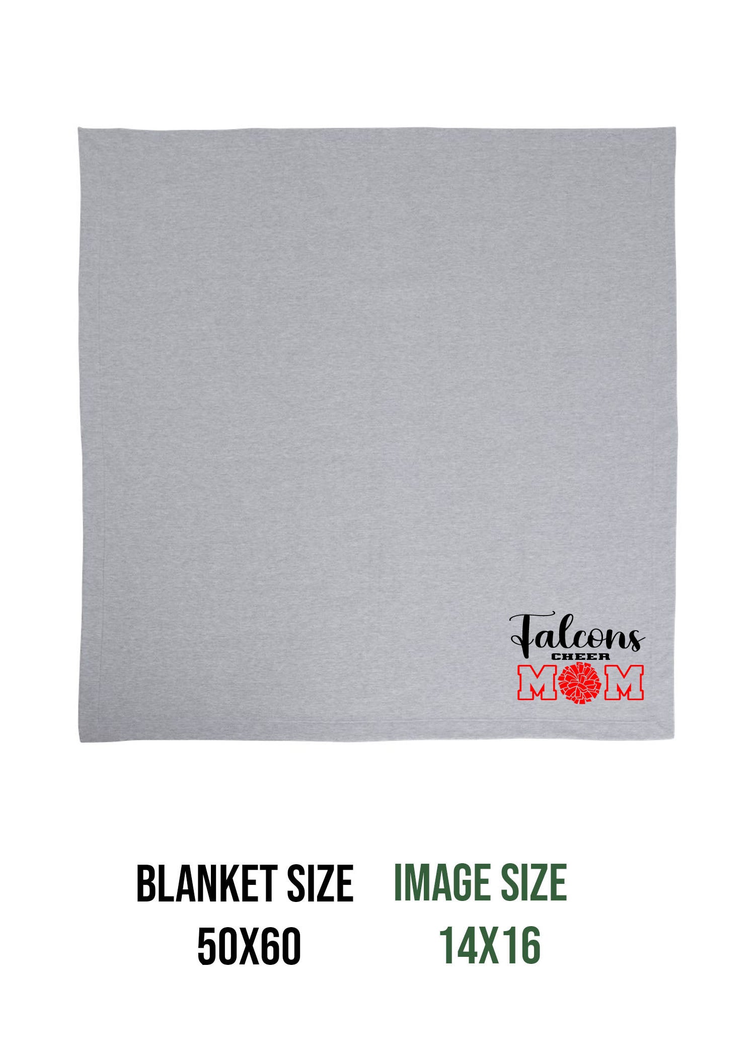Falcons Cheer Blanket Design 1