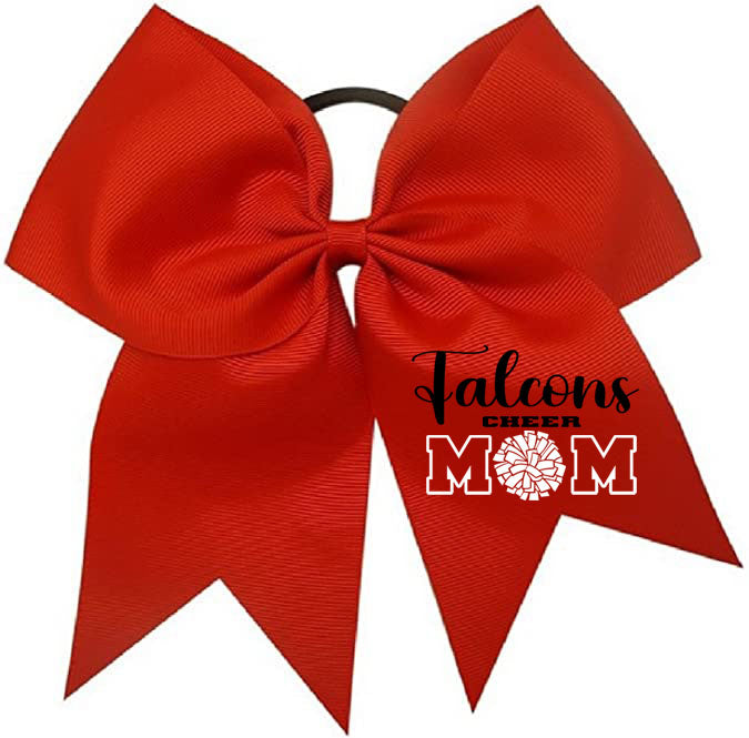 Falcons Cheer Bow Design 1