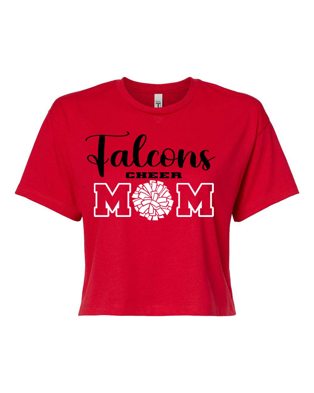 Falcons Cheer Crop Top Design 1