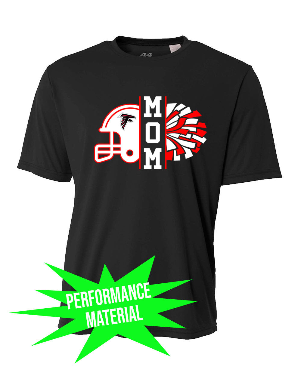 Falcons Cheer Performance Material T-Shirt Design 2